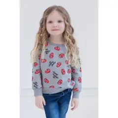 Rolling Stones Girls French Terry Pullover Sweatshirt Toddler to Big Kid
