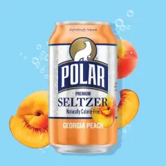 Polar Georgia Peach Seltzer Water - 8pk/12 fl oz Cans