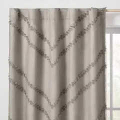 Blackout Chevron Clip Dotted Sheer Overlay Kids' Panel - Pillowfort&trade;