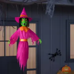 42" Light and Sound Witch Ghoul Halloween Decorative Prop - Hyde and EEK! Boutique&trade;