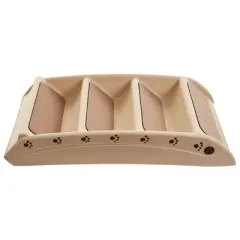 Pet Adobe 4-Step Folding Pet Stairs - 22.5" x 15" x 19.5", Tan