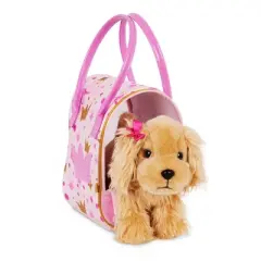 Pucci Pals Pink Crown Glam Bag & Cocker Spaniel