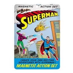 DC Collectibles Superman Magnetic Action Set, 2 Sheets