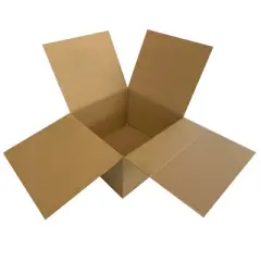 UOFFICE Bulk Bundle of 50 Corrugated Boxes 12" x 12" x 8"- Shipping Boxes