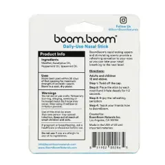 BoomBoom Nasal Stick &ndash; Mint &ndash; 0.07oz/2pk