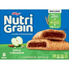 Nutri-Grain Apple Cinnamon Soft Baked Breakfast Bars - 8ct/10.4oz