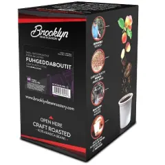 Brooklyn Beans  Coffee Pods for Keurig K-Cups Coffee Maker, Fuhgeddaboutit,40 Count