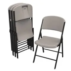 Lifetime Commercial Grade Folding Chair, 4-Pack, Assorted Colors