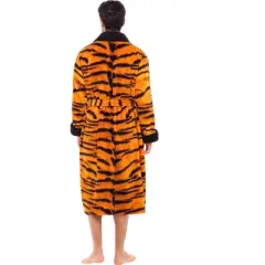 Men's Warm Winter Robe, Plush Fleece Bathrobe