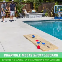 GoSports Tossski Shuffleboard Cornhole Game Set