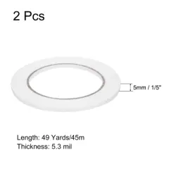 Unique Bargains Self-Adhesive Stretchable Cloth Bookbinding Repair Tapes 2 Pcs