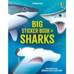 Big Sticker Book of Sharks - (Sticker Books) by  Alice James (Paperback)