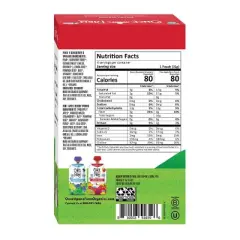 Once Upon a Farm Smart Blends Pear-y Blueberry & Spinach/Pine-apple Berry Punch Organic Snack Pouch Multipack - 4pk/12.8oz
