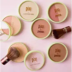 Pixi Beauty Bronzer + Kabuki Brush - Subtly Suntouched