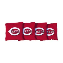 MLB Cincinnati Reds Corn-Filled Cornhole Bags Red - 4pk