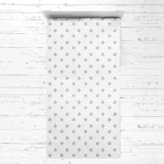 Bacati - Football Sports Brown Gray Muslin 3 pc Toddler Bed Sheet Set