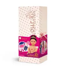Our Generation Fashion Starter Kit in Gift Box Amora with Mix & Match Outfits & Accessories 18" Fashion Doll