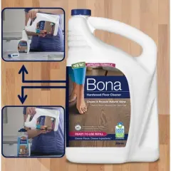 Bona Cleaning Products Mop Refill Wood Surface Multi Purpose Floor Cleaner - 128oz