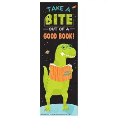 Eureka&reg; Dinosaur Take A Bite Out Of A Good Book Bookmarks, 36 Per Pack, 6 Packs