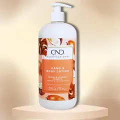 CND Scentsations Hand & Body Lotion ( Mango & Coconut ) 33 oz XXL LITER | Restore essential moisture with this hydrating lotion