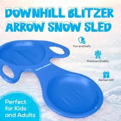 Slippery Racer Downhill Blitzer Arrow Snow Sled