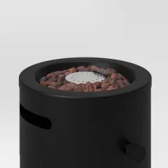 22" Round Metal Outdoor Column Fire Pit - Threshold&trade;