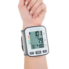 Bluestone Cuff-Style Blood Pressure Monitor with LCD Screen and Case