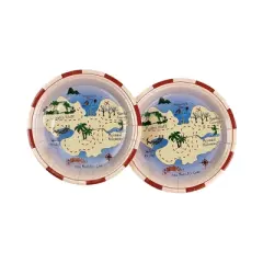 Anna + Pookie 7" Pirate Paper Party Plates 8 Ct.