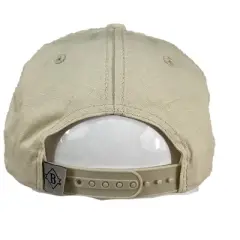 Burlebo Men's Off White Burlebo American Flag Duck Snapback Cap