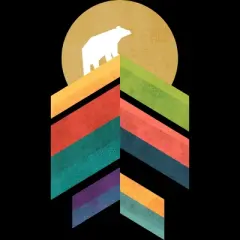 Junior's Design By Humans High Peak By radiomode T-Shirt