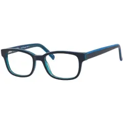 Ernest Hemingway H4689 49mm Unisex Acetate Square Designer Eyeglasses OR Blue Light Filter OR Reading Glasses in Black White