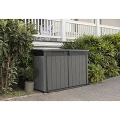 Keter 4'x6' Premier Jumbo Outdoor Storage Shed: Weather-Resistant, 2020L Capacity, Hydraulic Pistons