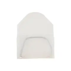 JAM Paper Plastic Business Card Holder Case Clear Frosted Sold Individually (3637141)