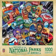 MasterPieces 1000 Piece Puzzle - National Parks Patches - 19.25"x26.75"