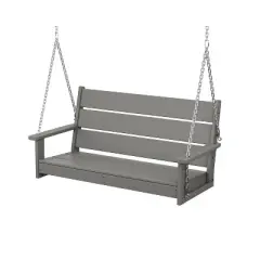 POLYWOOD Lakeside Outdoor Patio Garden Swing Bench