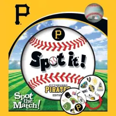 MasterPieces Officially Licensed MLB Pittsburgh Pirates Spot It Game for Kids and Adults