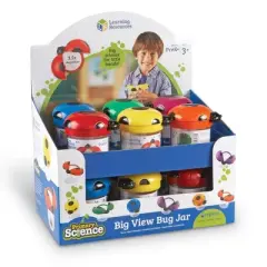 Learning Resources Primary Science Big View Bug Jars - 12pc