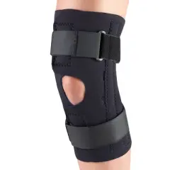 OTC Knee Stabilizer Wrap, Spiral Stays, Neoprene, Black