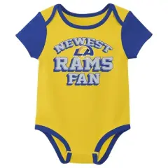 NFL Los Angeles Rams Infant Boys' AOP 3pk Bodysuit