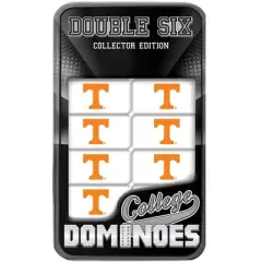 MasterPieces Officially Licensed NCAA Tennessee Volunteers 28 Piece Dominoes Game for Adults