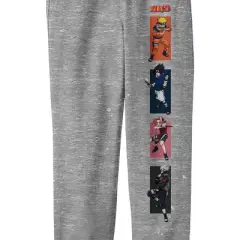 Naruto Classic Colorful Characters Boy's Athletic Heather Sweatpants