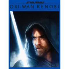 Boy's Star Wars: Obi-Wan Kenobi Lightsaber Glow Kenobi Portrait T-Shirt