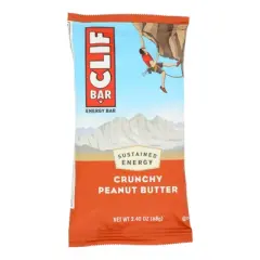 Clif Bar Organic Crunch Peanut Butter - Case of 12/2.4 oz