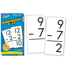 TREND Subtraction 0-12 Skill Drill Flash Cards