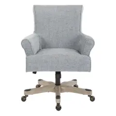 Megan Office Chair with Gray Wash Wood - OSP Home Furnishings