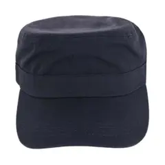 CTM Adult Classic Cotton Fidel Cadet Cap