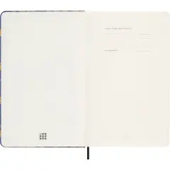 Moleskine Le Professional Large Undated H Box Planner Silk Blue: 2024 Adult Stationery with Elastic Closure & Pockets