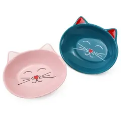 Park Life Designs 1c Oscar Dishes Cat Bowl - Pink