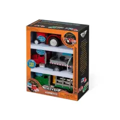 Driven Small Toy Countryside Hauler Micro Fleet - 3pk