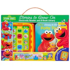 Pi Kids Sesame Street Sesame Stories to Grow On Electronic Me Reader Jr. 8-Book Library Boxed Set